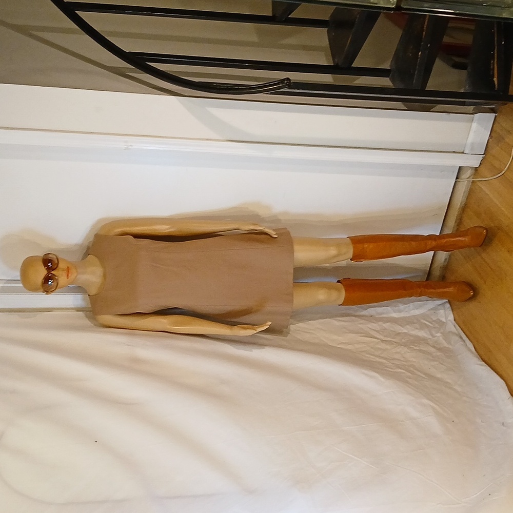 NWOT Barney's New York Camel Wool Dress